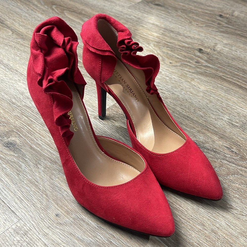 Christian Siriano Red Heels Size 8.5